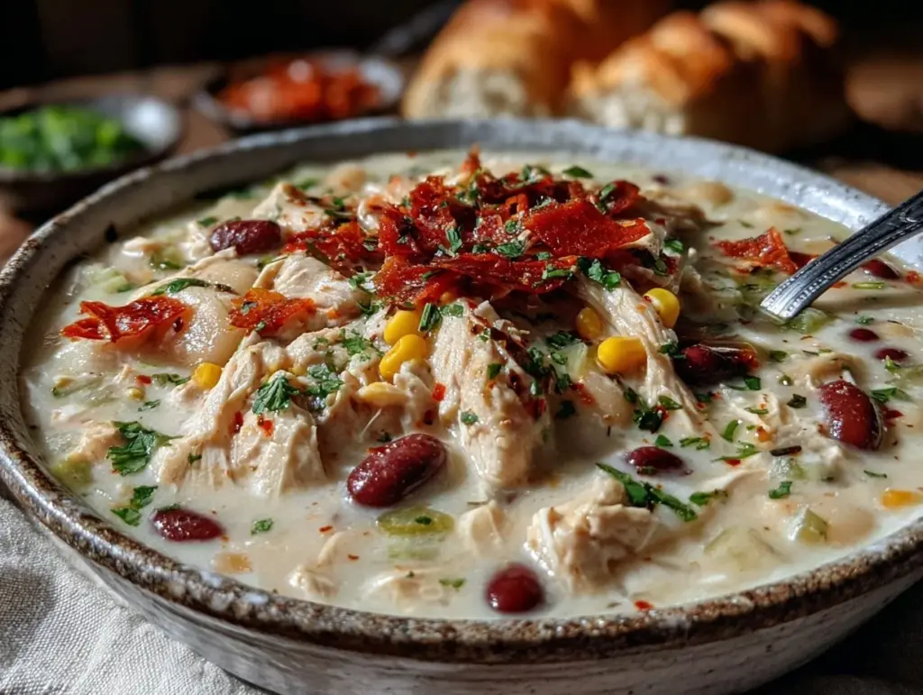 Crockpot White Chicken Chili - featured image
