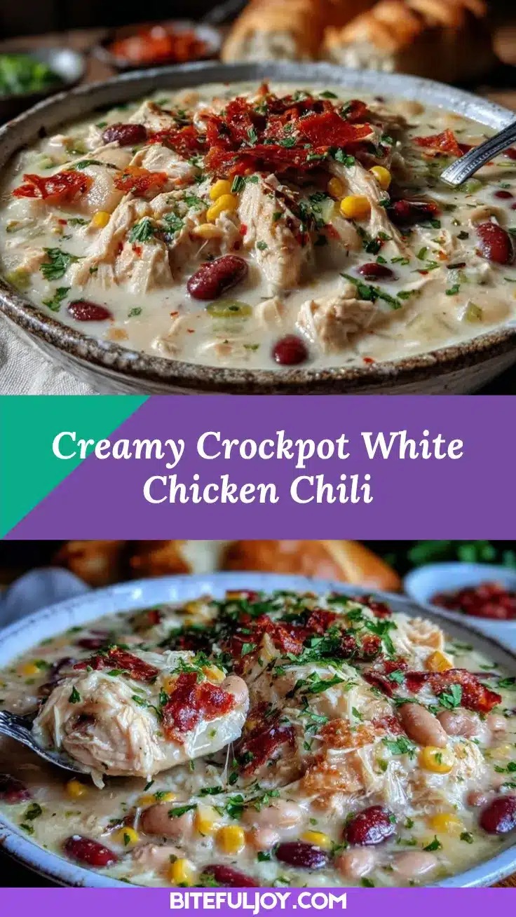 Crockpot White Chicken Chili recipe