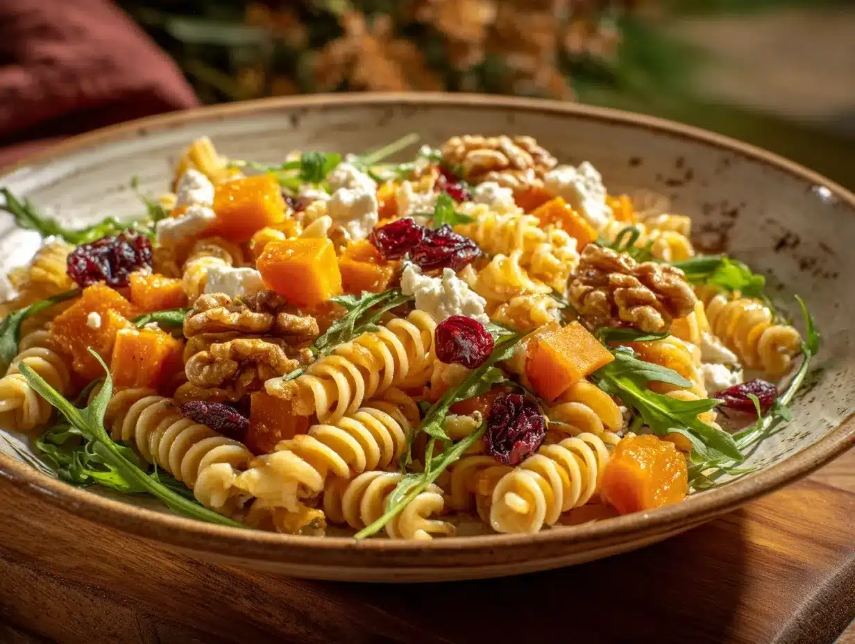 Fall Harvest Pasta Salad preparation steps
