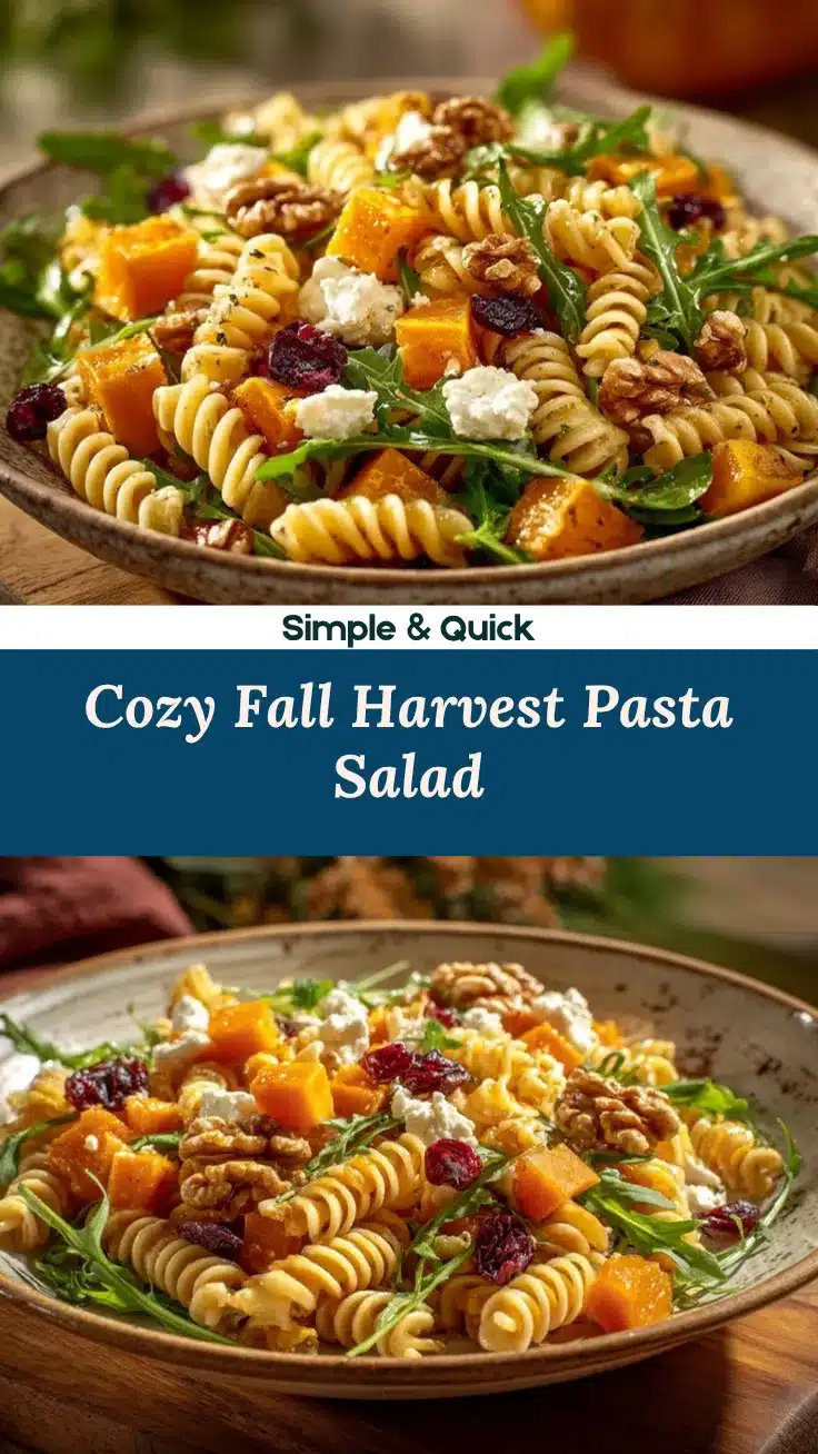Fall Harvest Pasta Salad recipe
