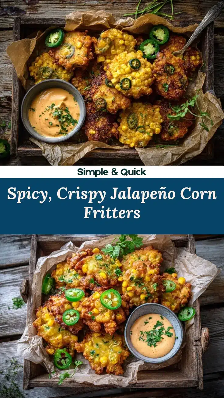 jalapeño corn fritters recipe