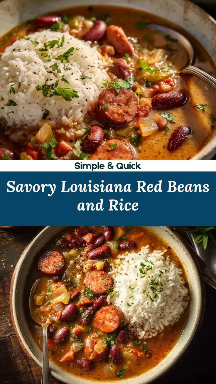 Louisiana red beans and rice recipe