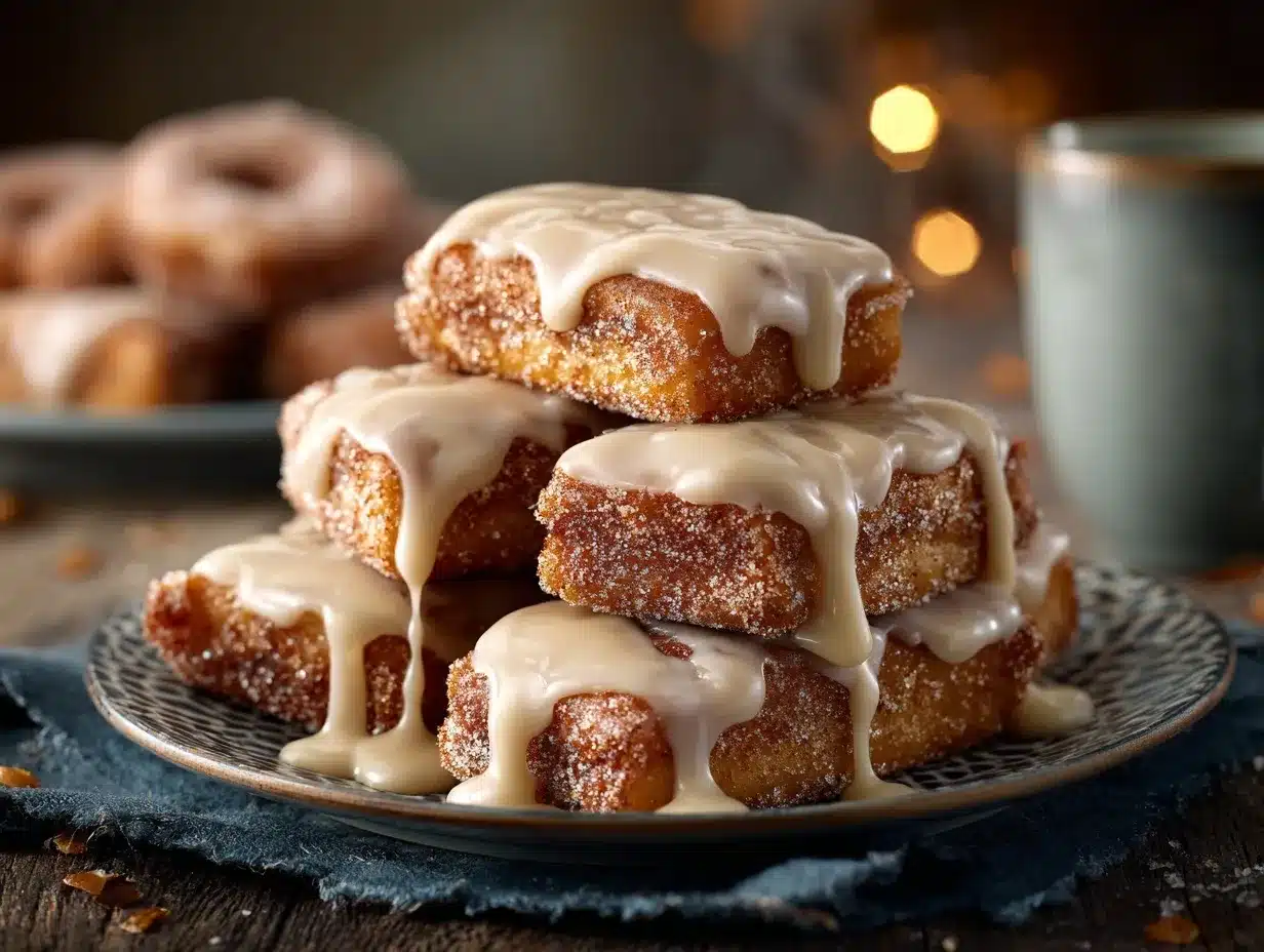 maple donut bars preparation steps