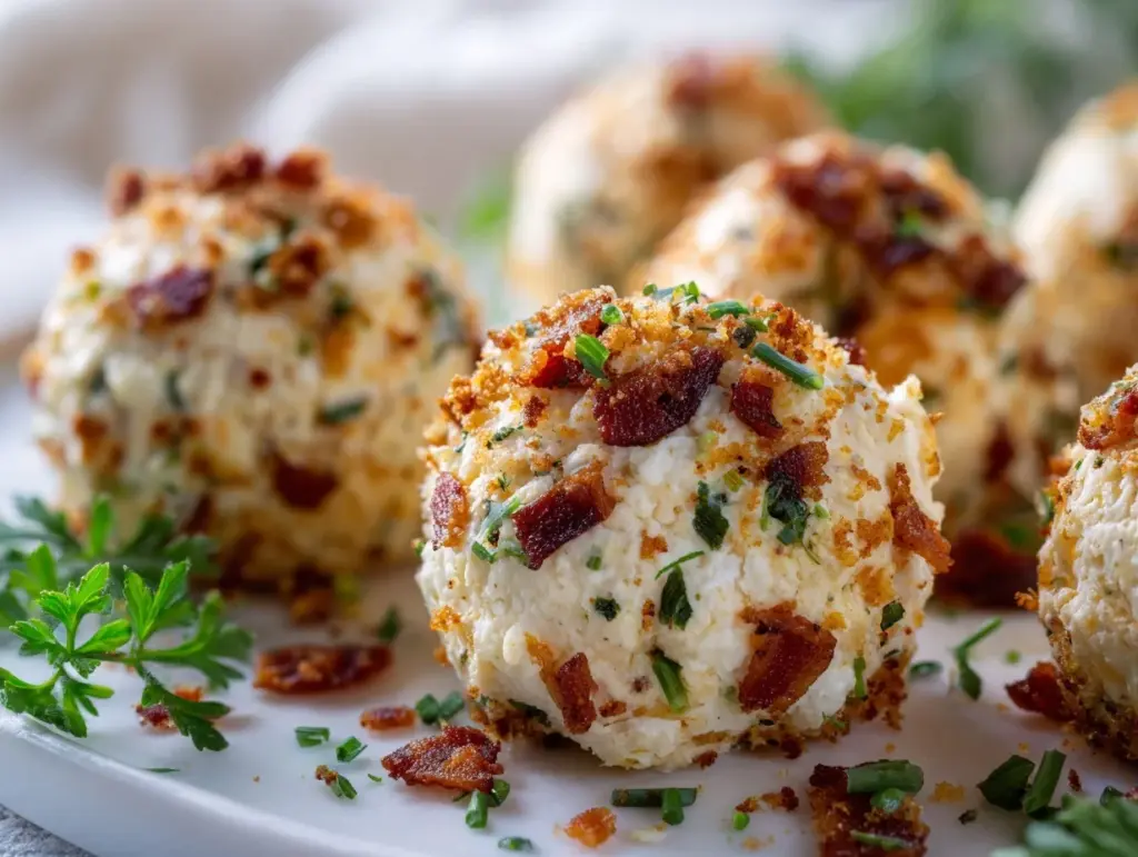 Mini Bacon Ranch Cheeseballs - featured image