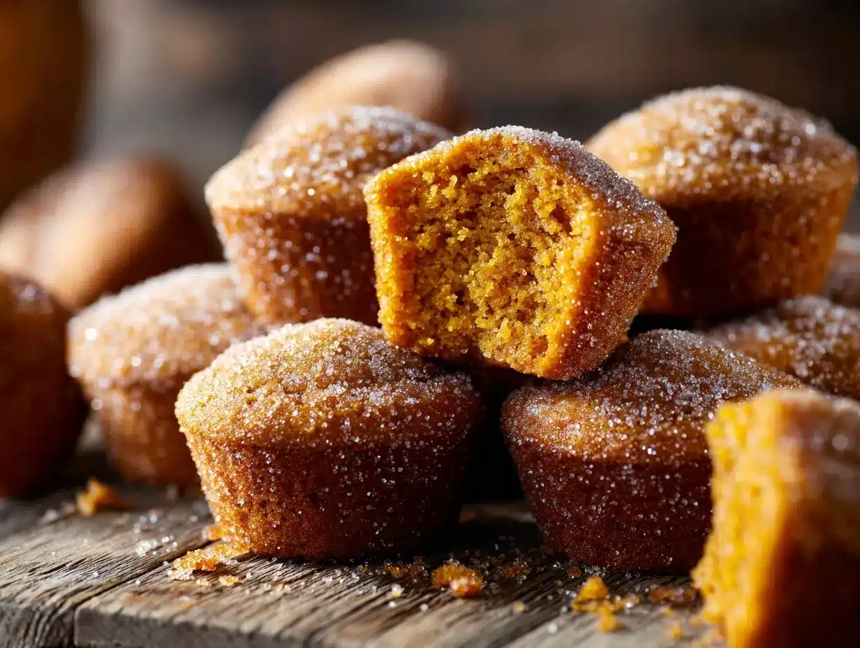 mini pumpkin muffins preparation steps