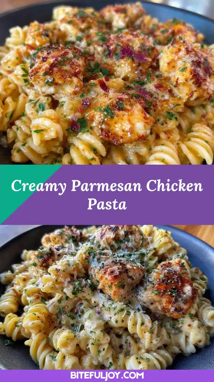 Parmesan Chicken Pasta recipe