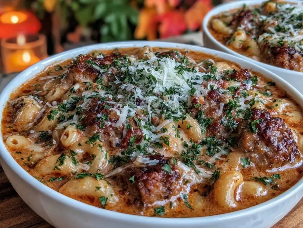 Parmesan sausage soup - featured image