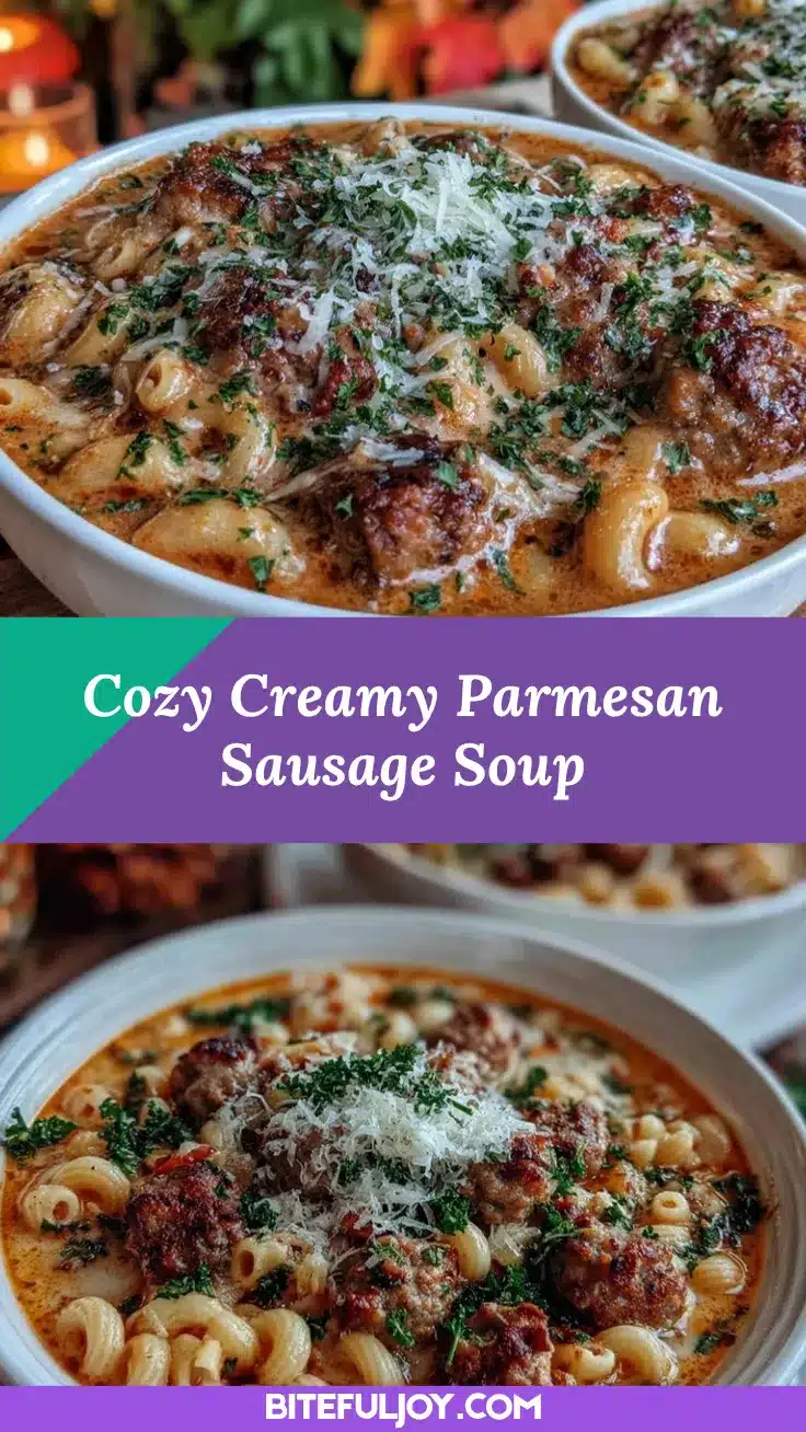 Parmesan sausage soup recipe