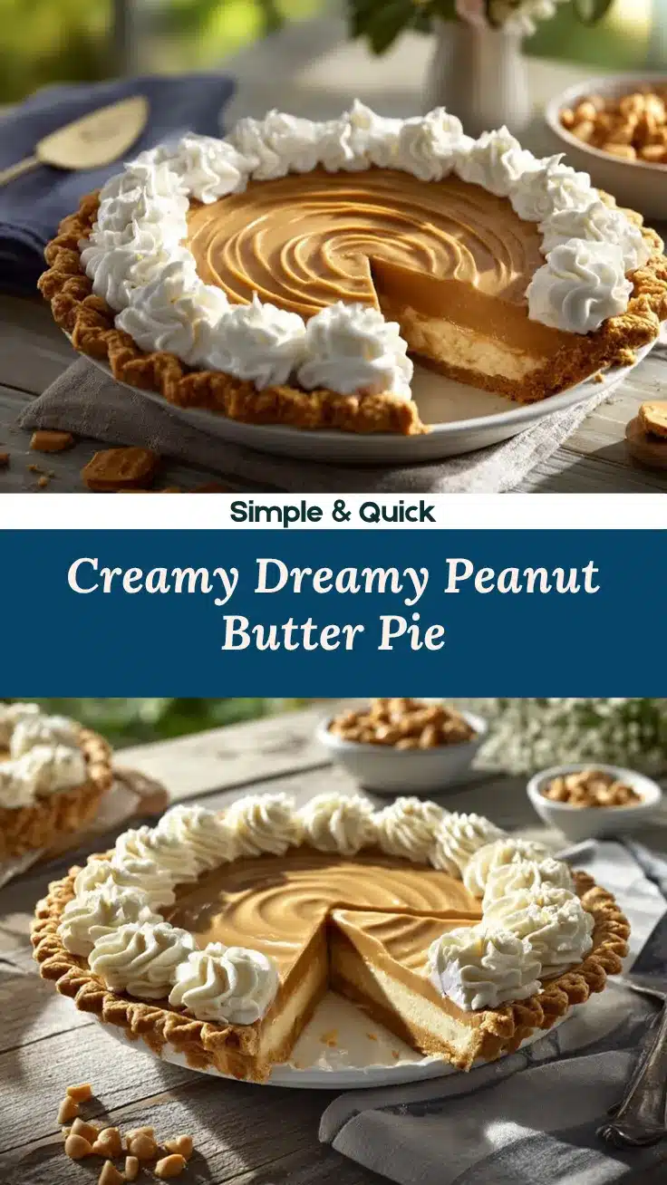 Peanut Butter Cream Pie recipe