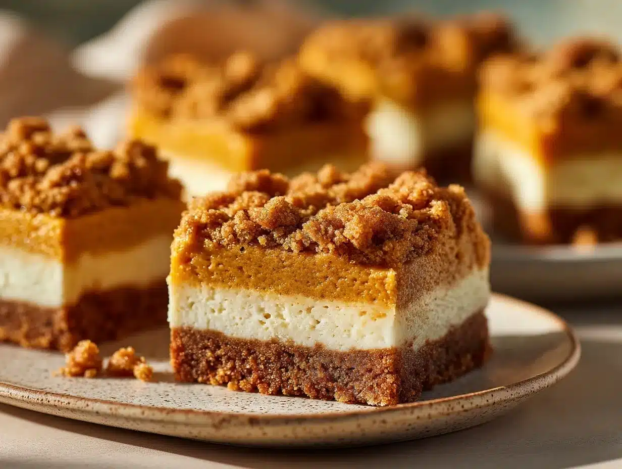 Pumpkin Cheesecake Bars preparation steps