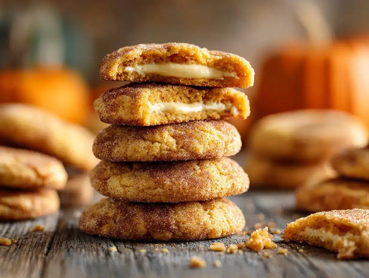 pumpkin cheesecake cookies preparation steps