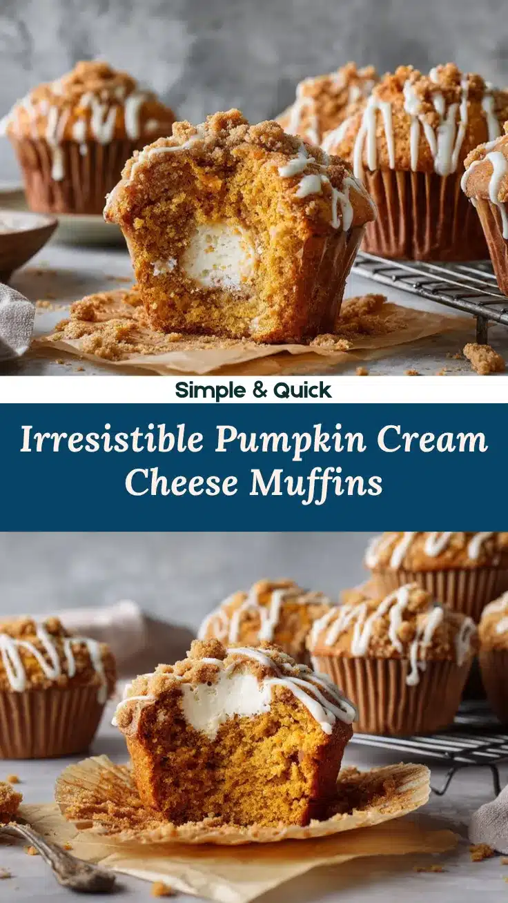 Pumpkin Cream Cheese Muffins recipe