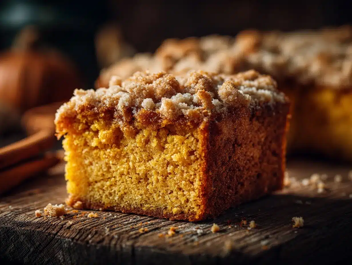 pumpkin crumb cake preparation steps
