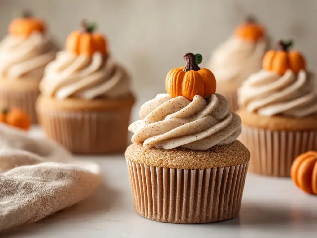 pumpkin cupcakes - featured image