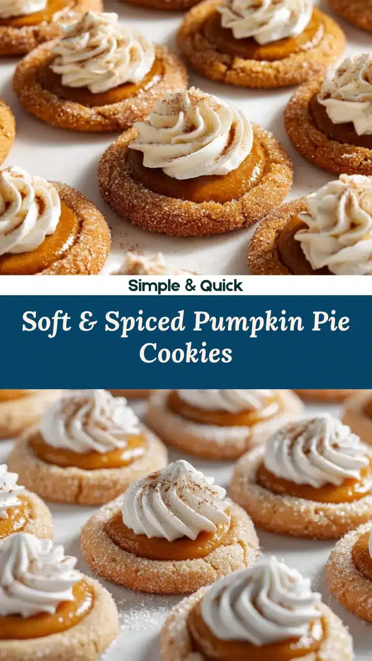 Pumpkin Pie Cookies recipe