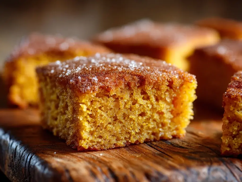 Pumpkin Snickerdoodle Snack Cake - featured image