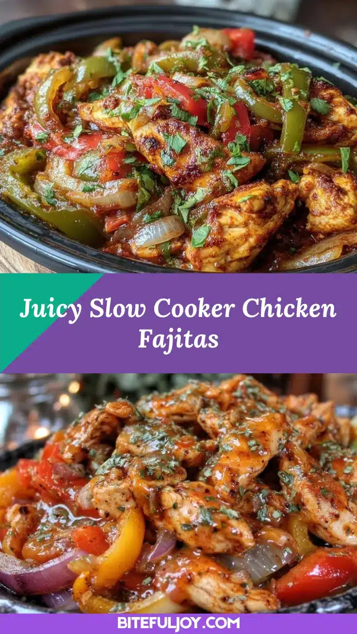 slow cooker chicken fajitas recipe