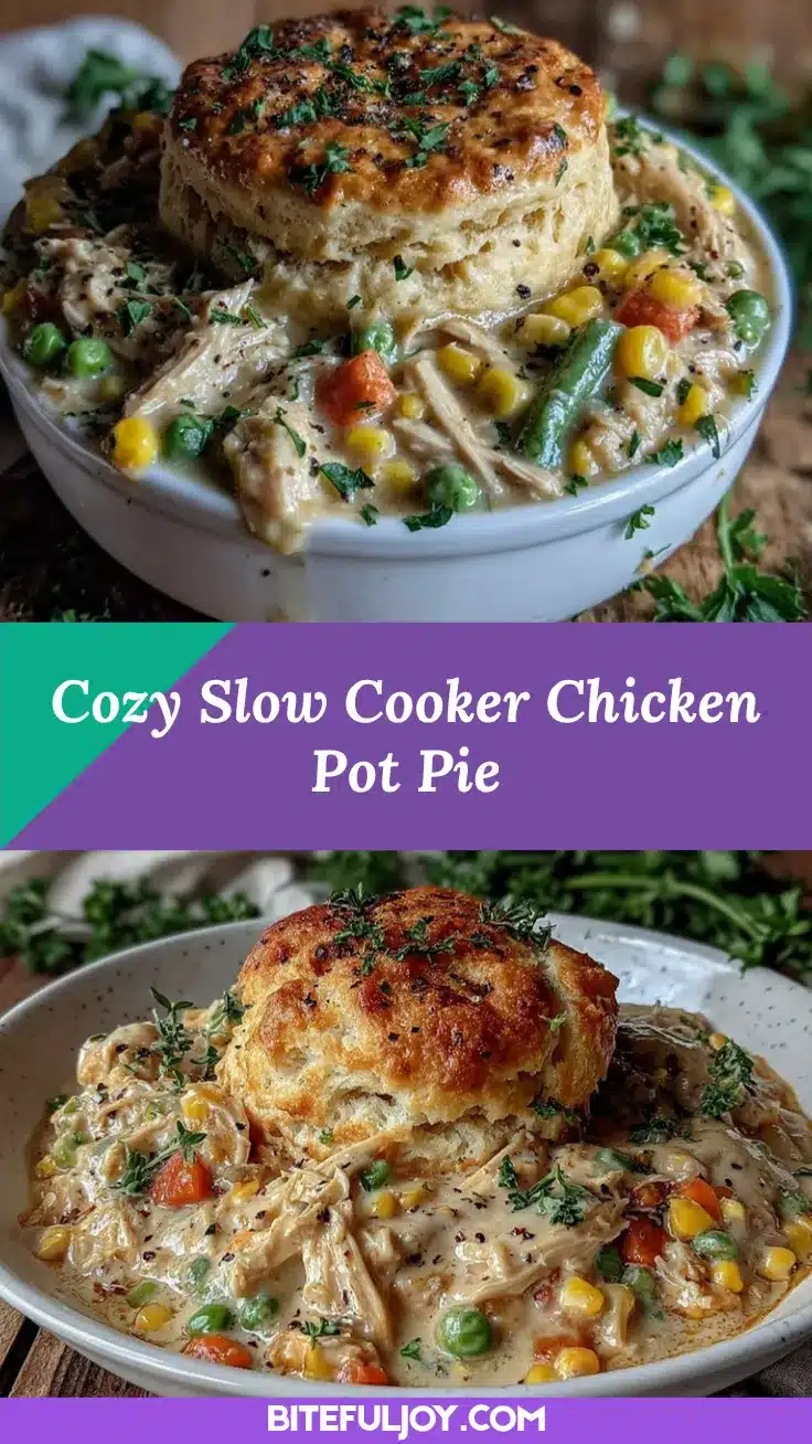 slow cooker chicken pot pie recipe