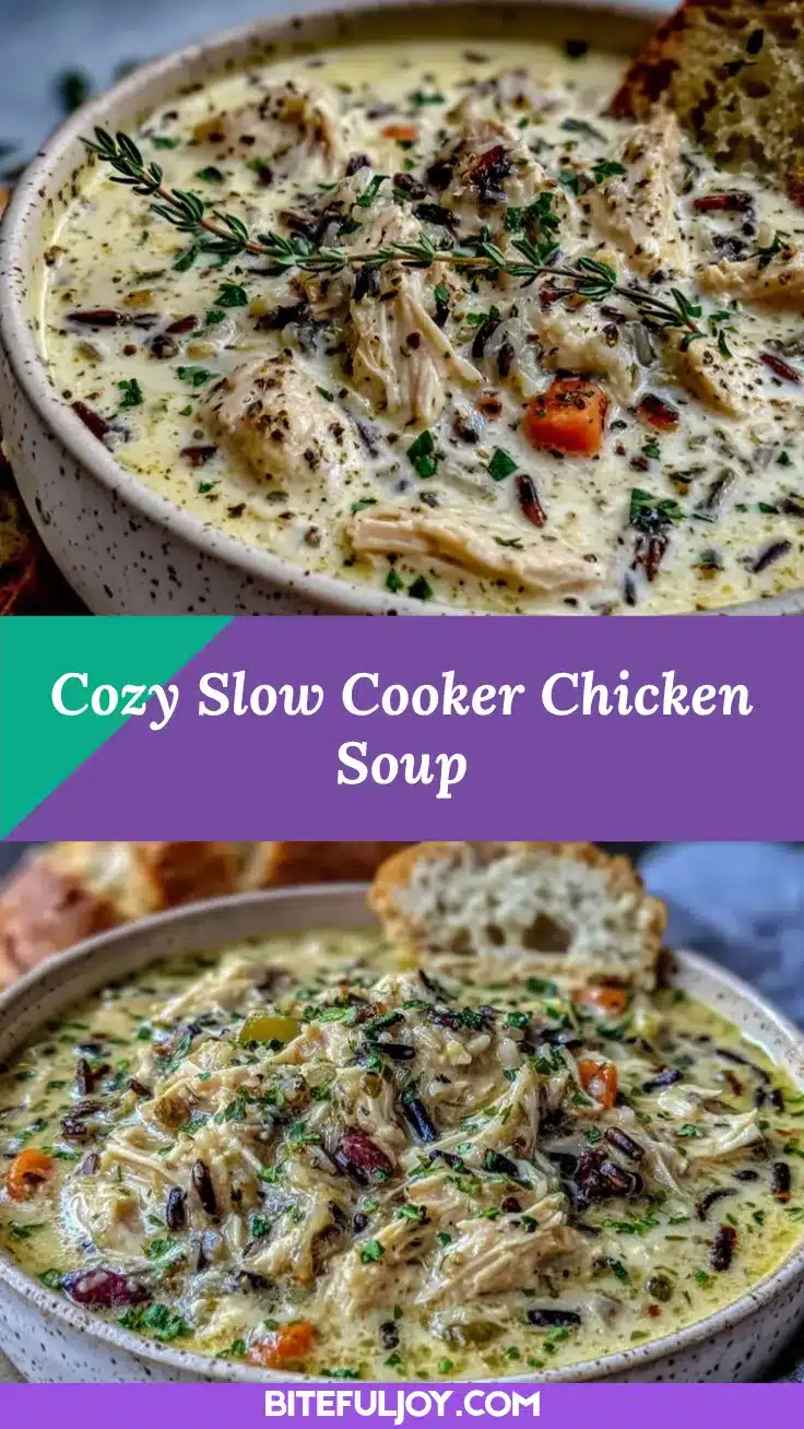 slow cooker chicken wild rice soup recipe