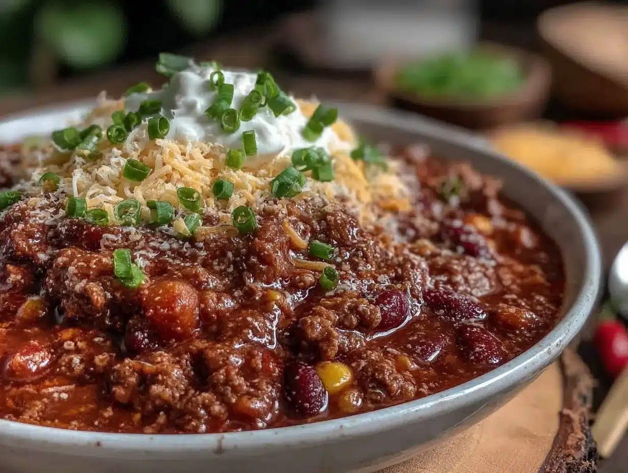 slow-cooker chili preparation steps