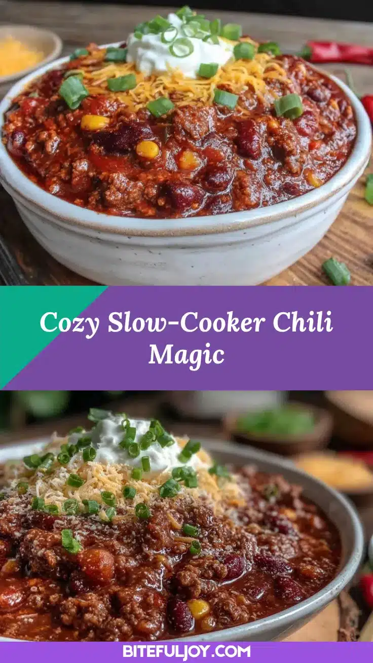 slow-cooker chili recipe