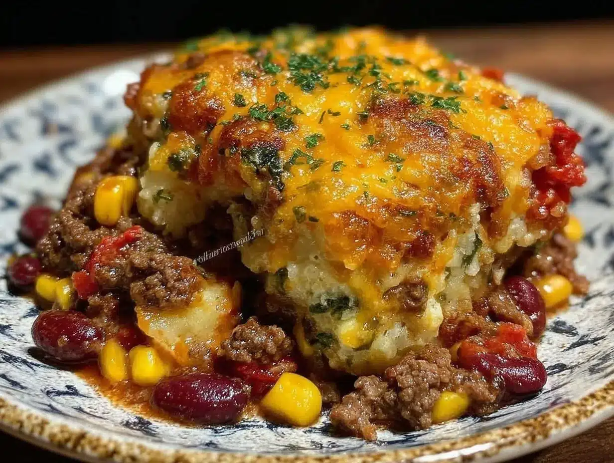 slow cooker cowboy casserole preparation steps