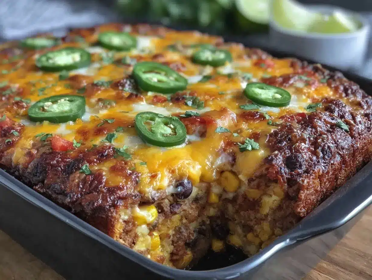taco casserole preparation steps