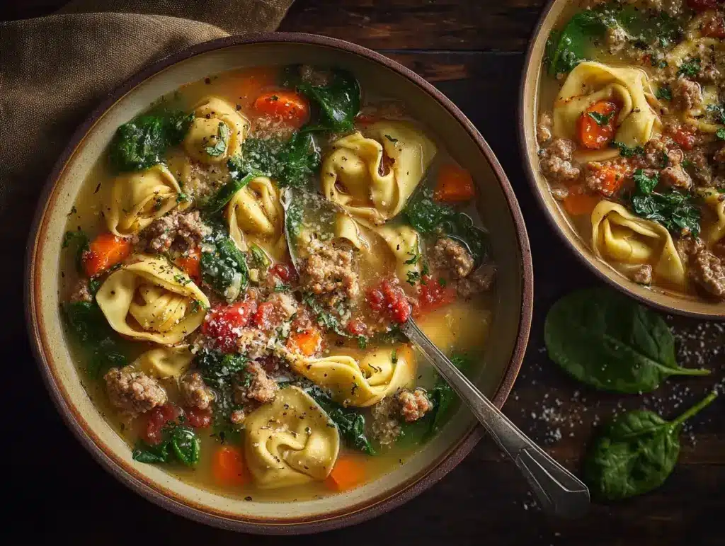 tortellini sausage soup - featured image