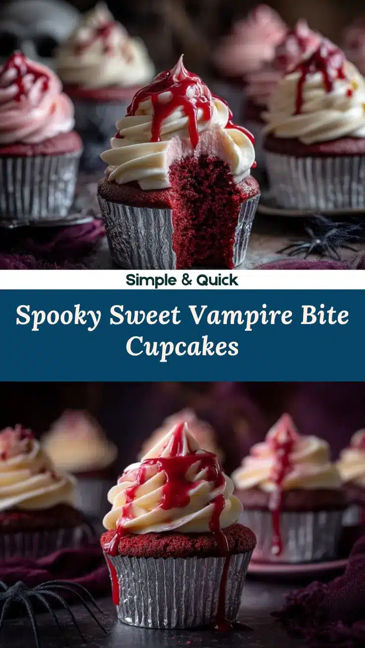 Vampire Bite Cupcakes recipe