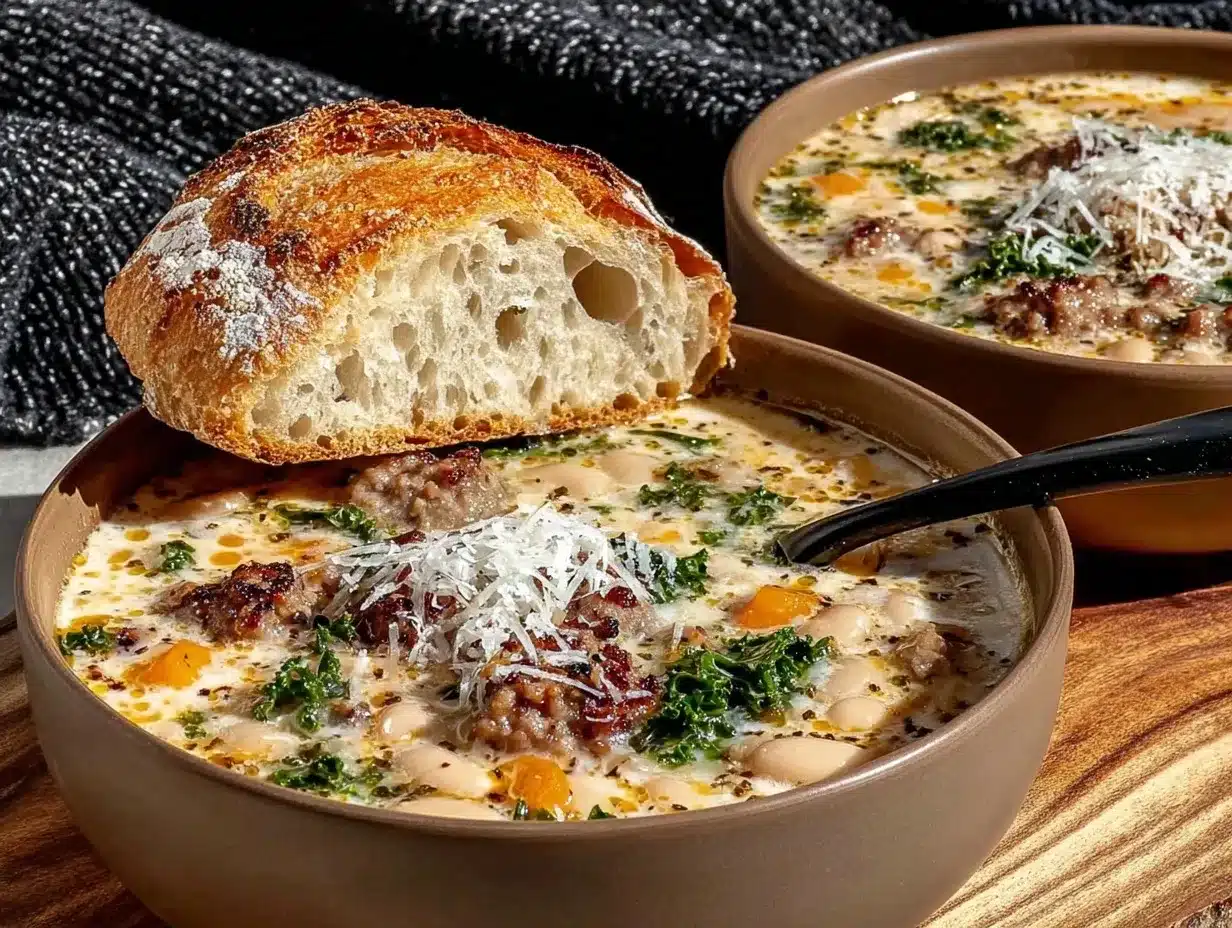 white bean soup preparation steps