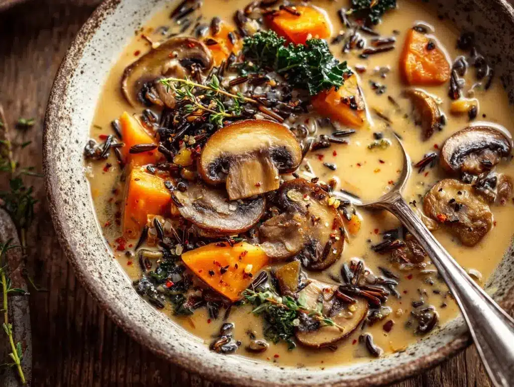 wild rice soup - featured image