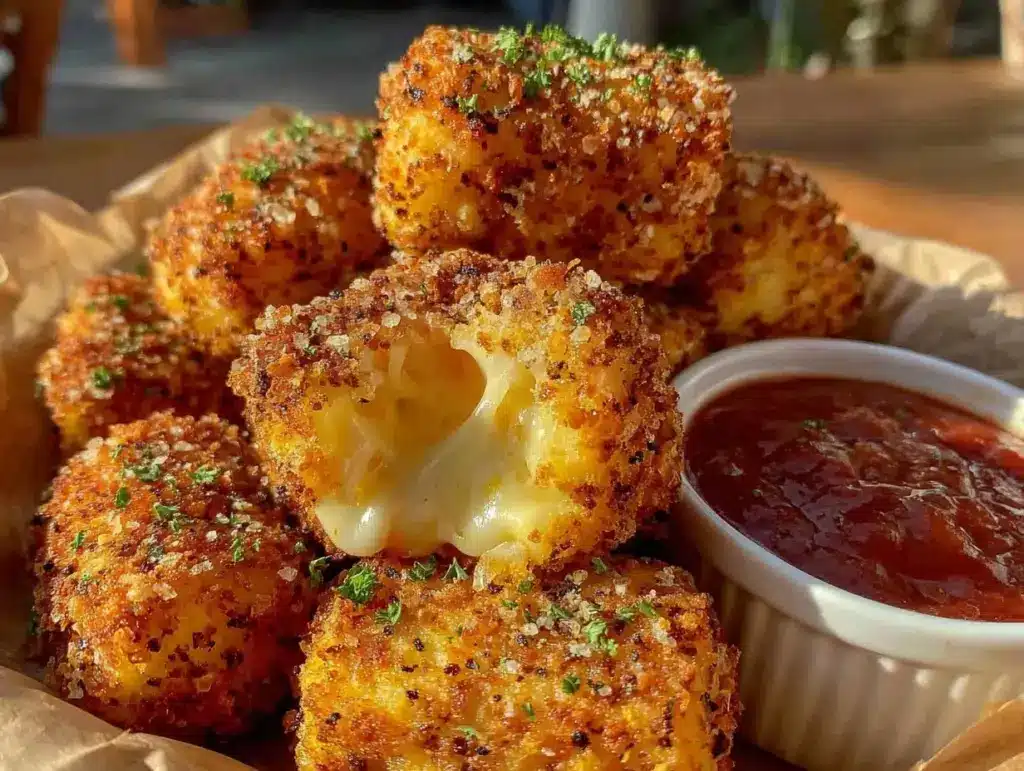 air fryer mozzarella sticks - featured image
