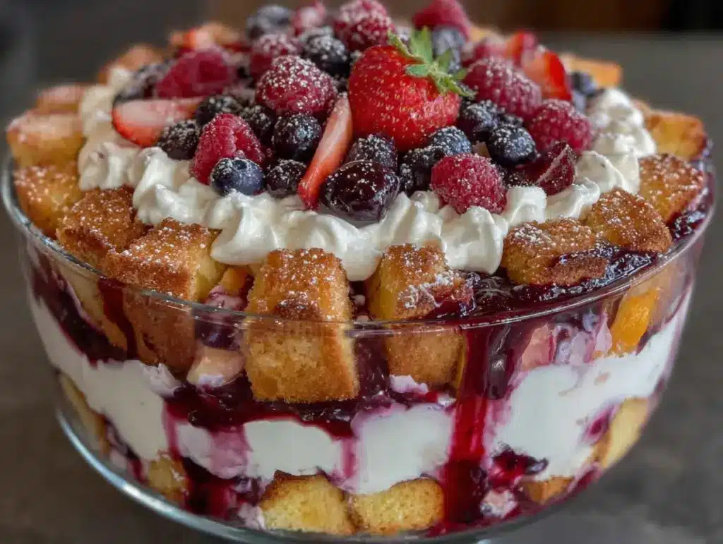 Berry Trifle Cake - featured image