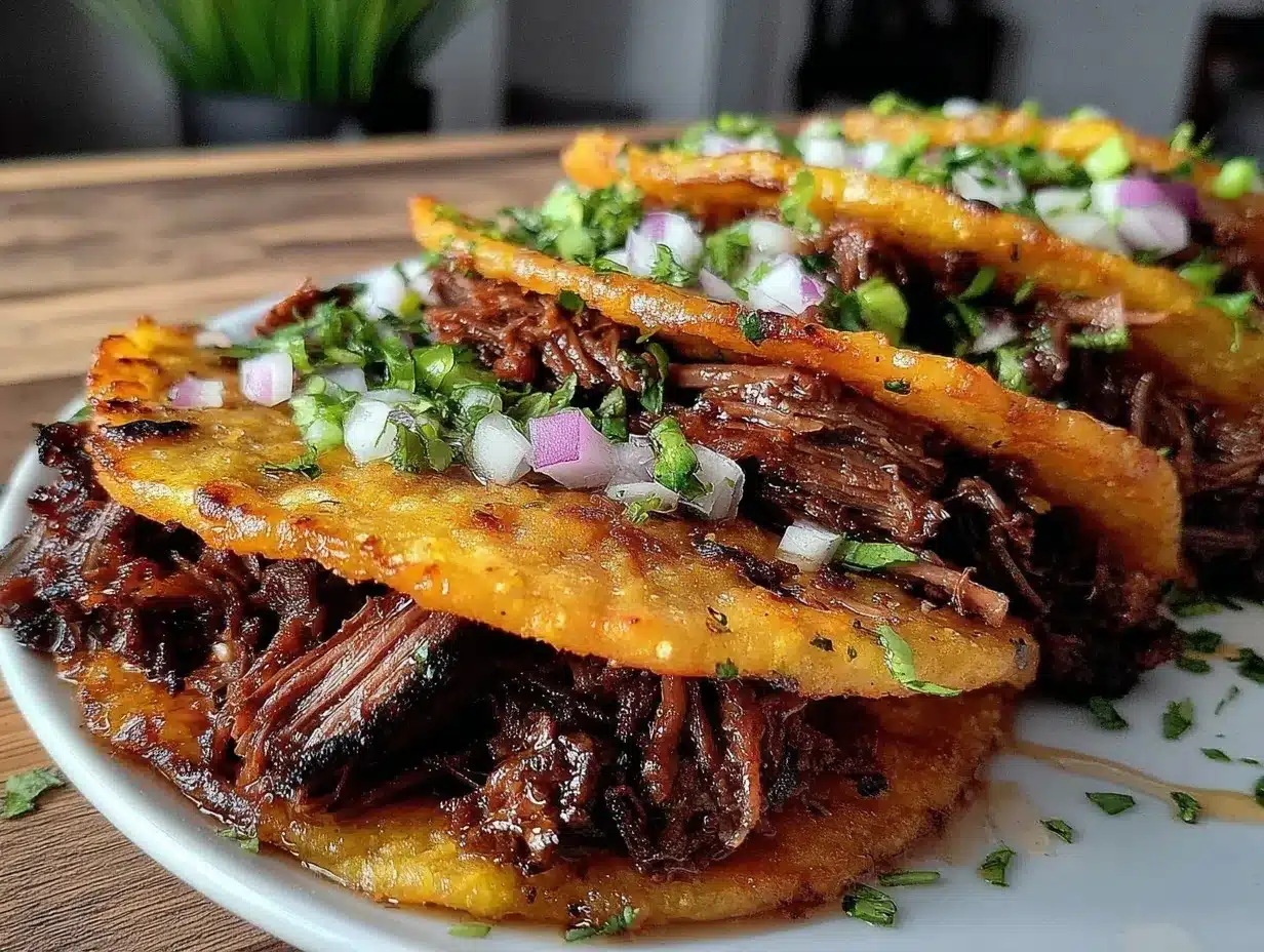 Birria tacos preparation steps