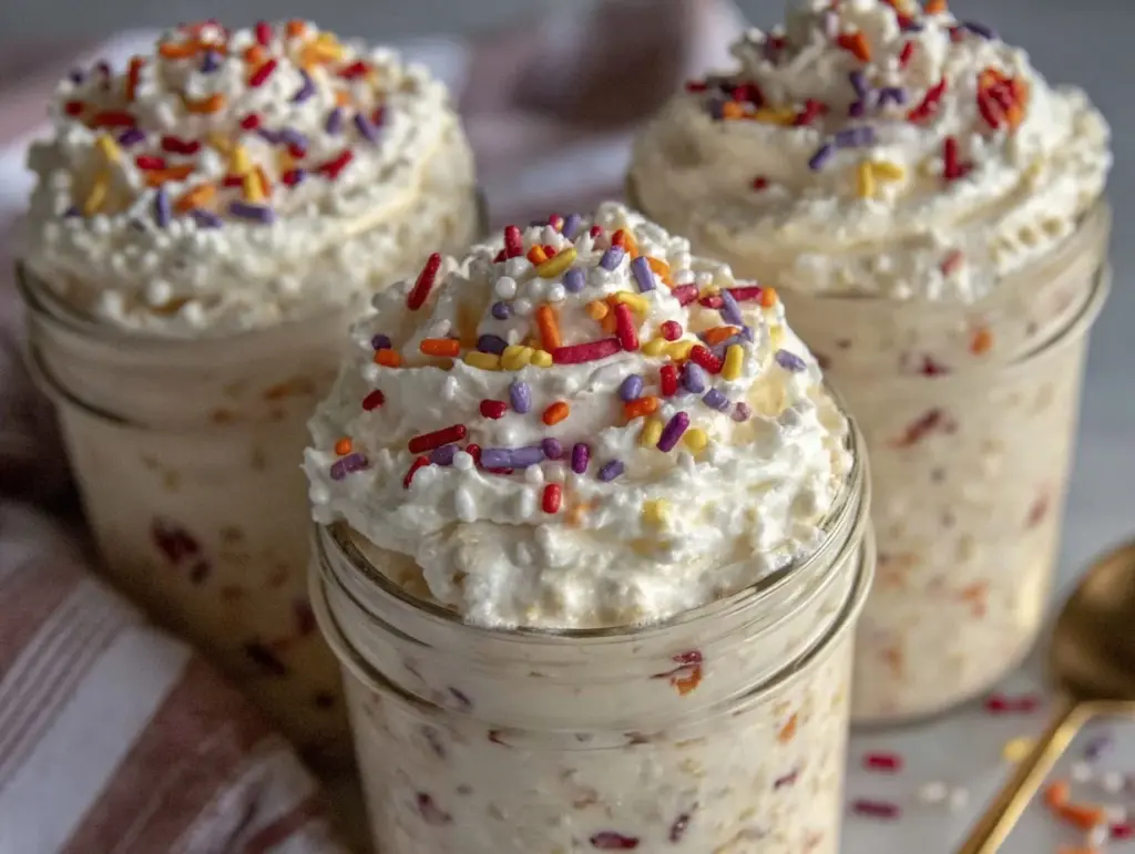 Birthday Cake Overnight Oats - featured image