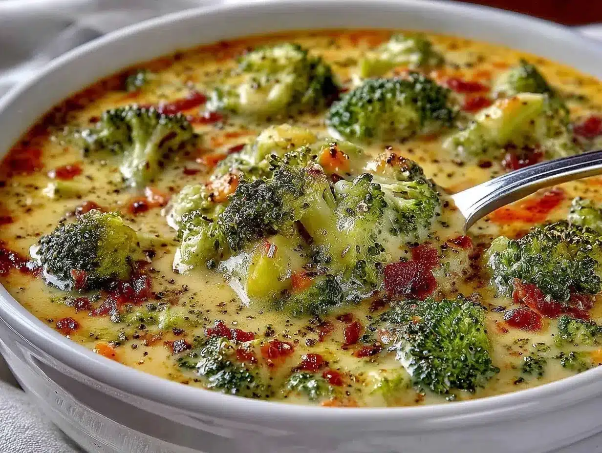 Broccoli Cheddar Soup preparation steps