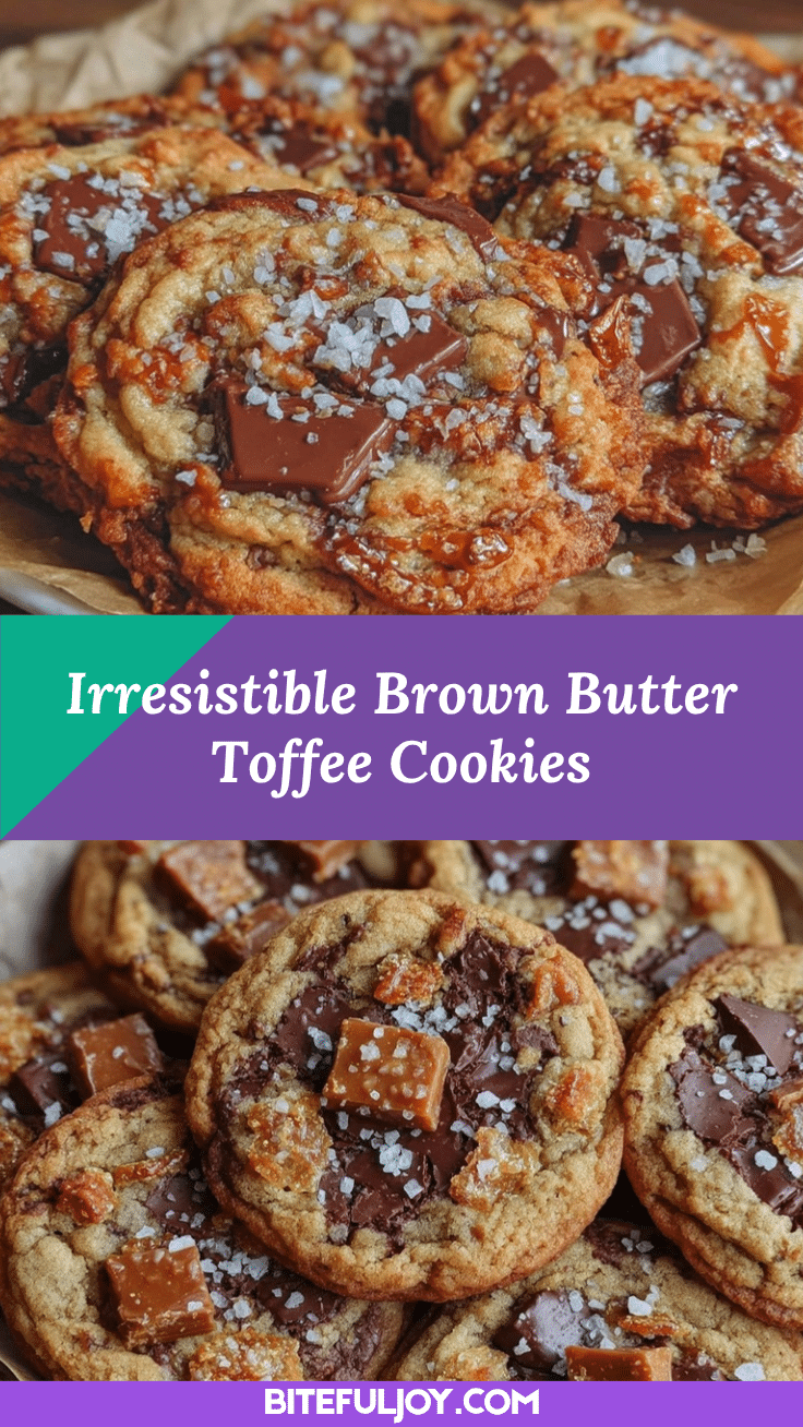 brown butter coffee toffee cookies recipe