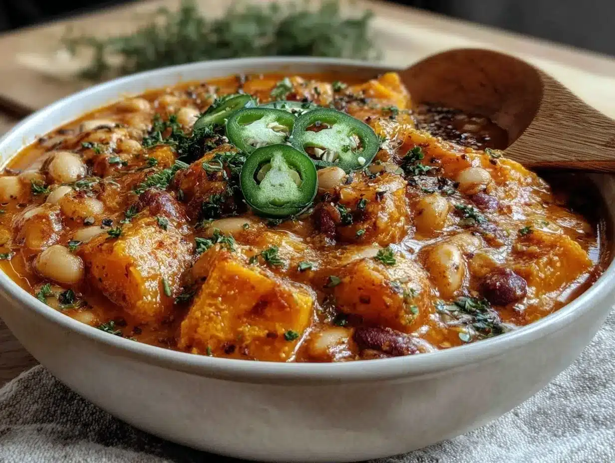 butternut squash chili preparation steps