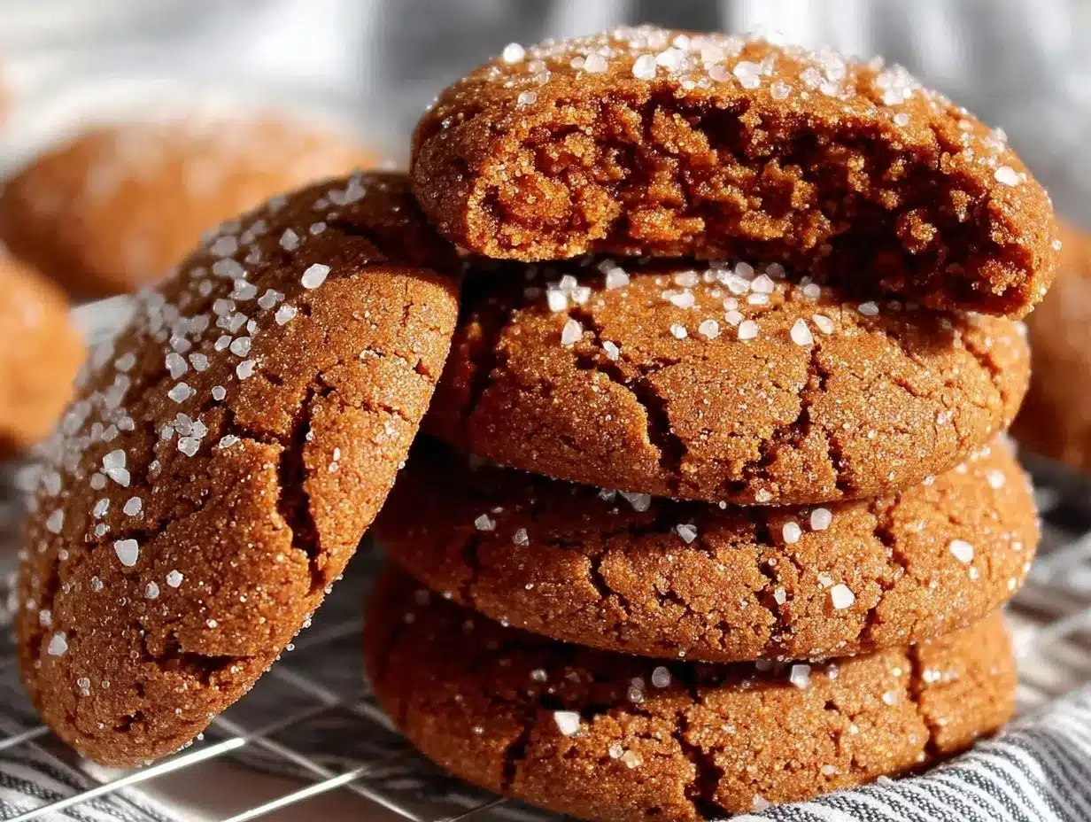 chewy gluten-free ginger cookies preparation steps
