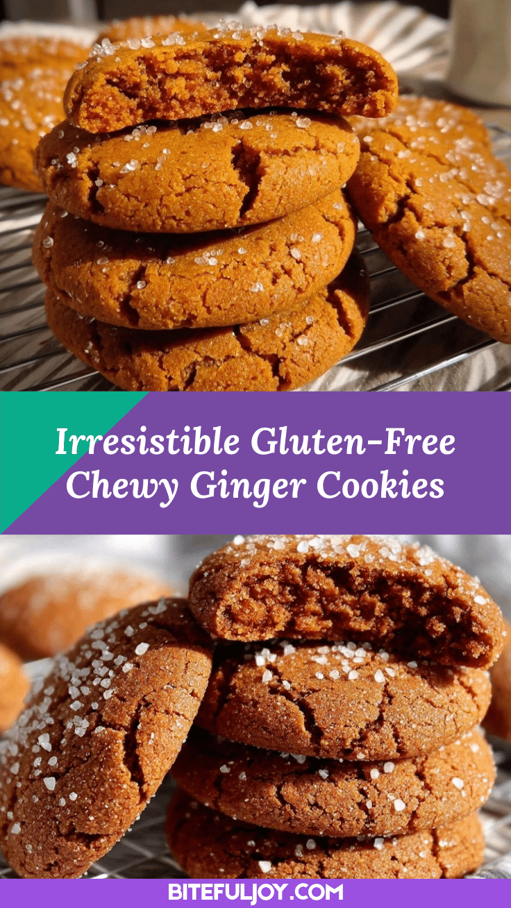 chewy gluten-free ginger cookies recipe