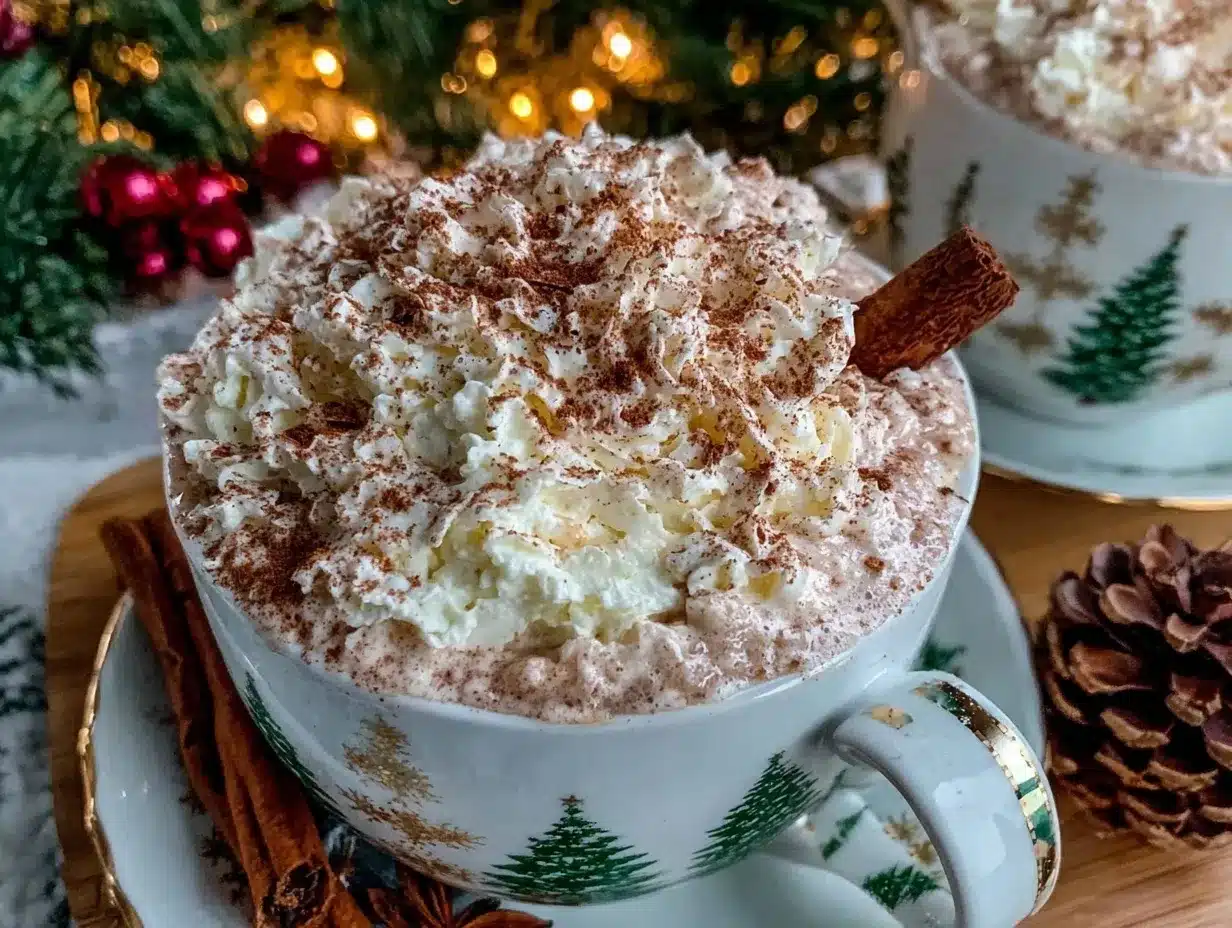 Christmas Chai Latte preparation steps