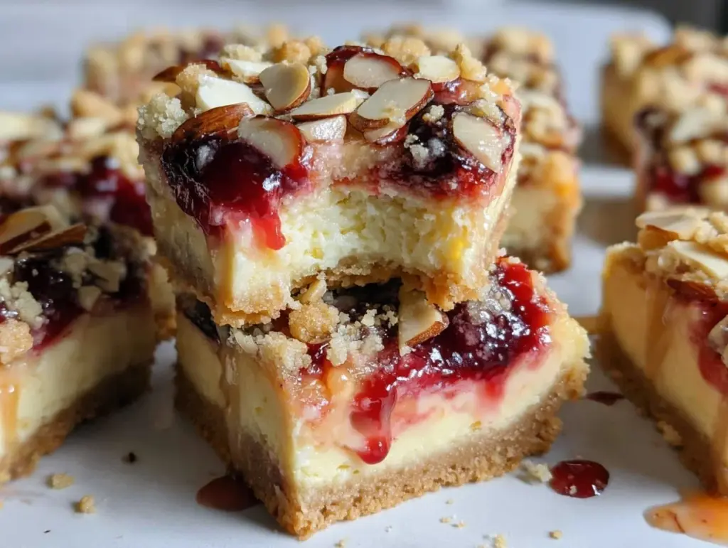 Christmas cheesecake bars - featured image