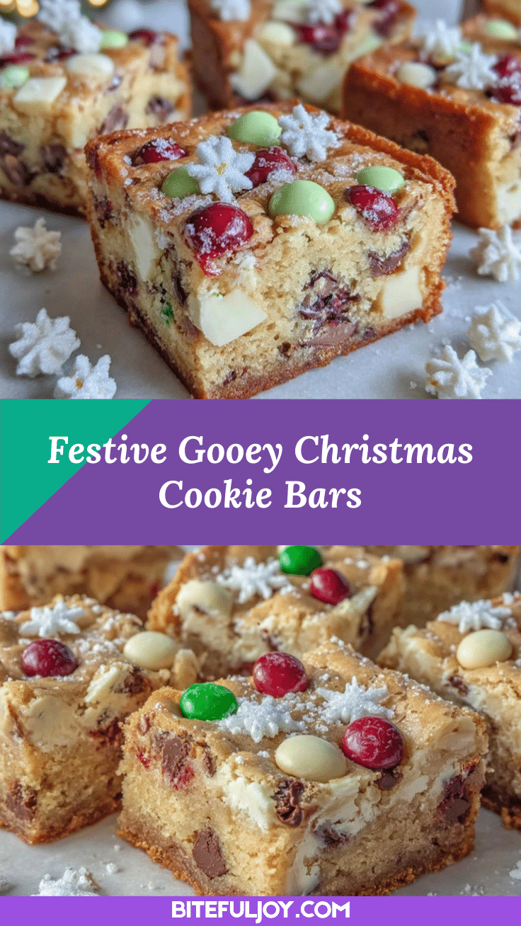 Christmas Cookie Bars recipe