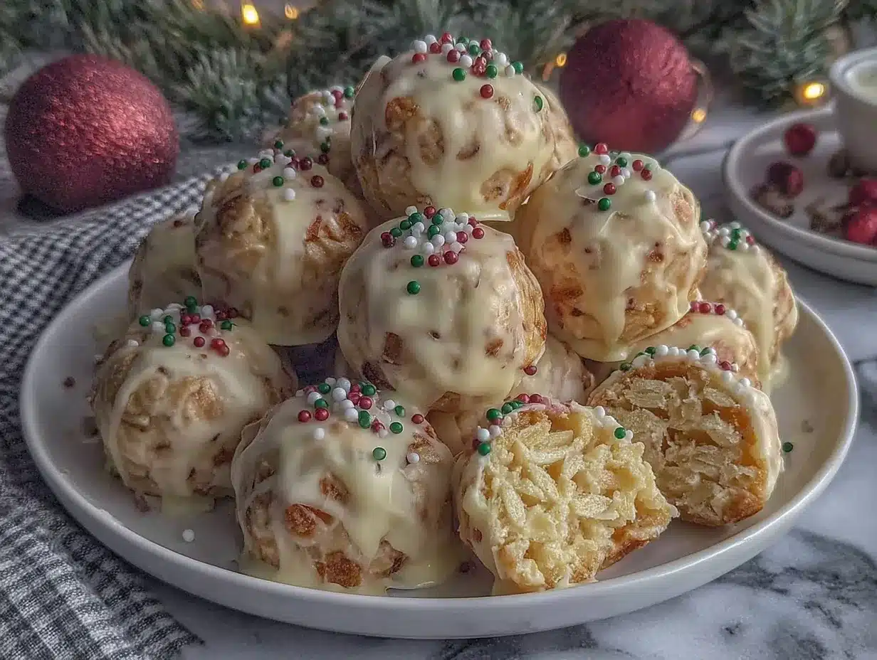 Christmas Rice Crispy Treats preparation steps