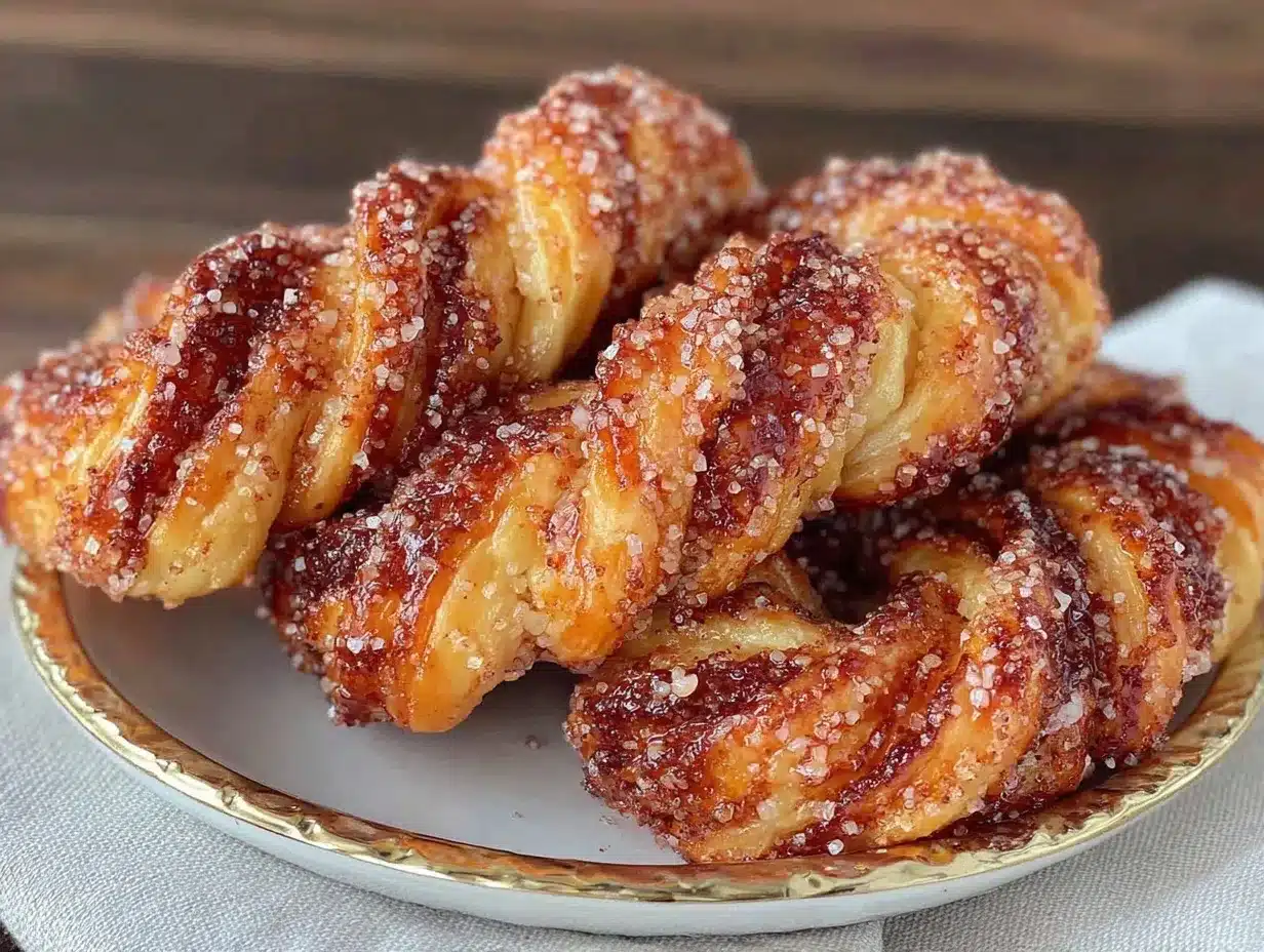 Cinnamon Sugar Twists preparation steps