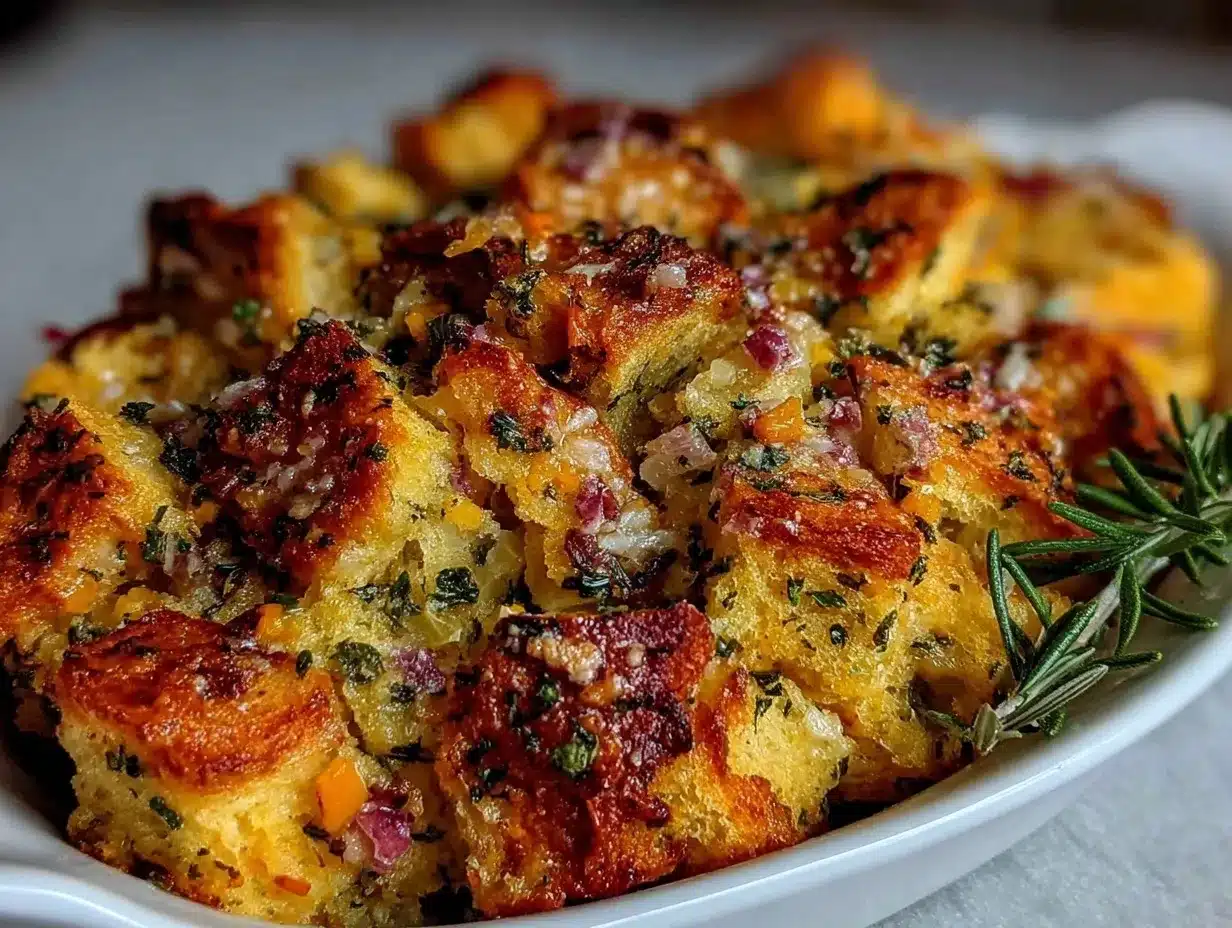 classic homemade stuffing preparation steps