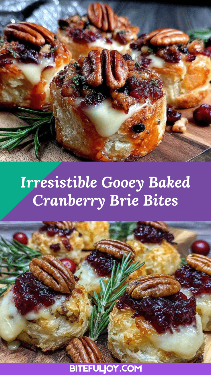 cranberry brie bites recipe