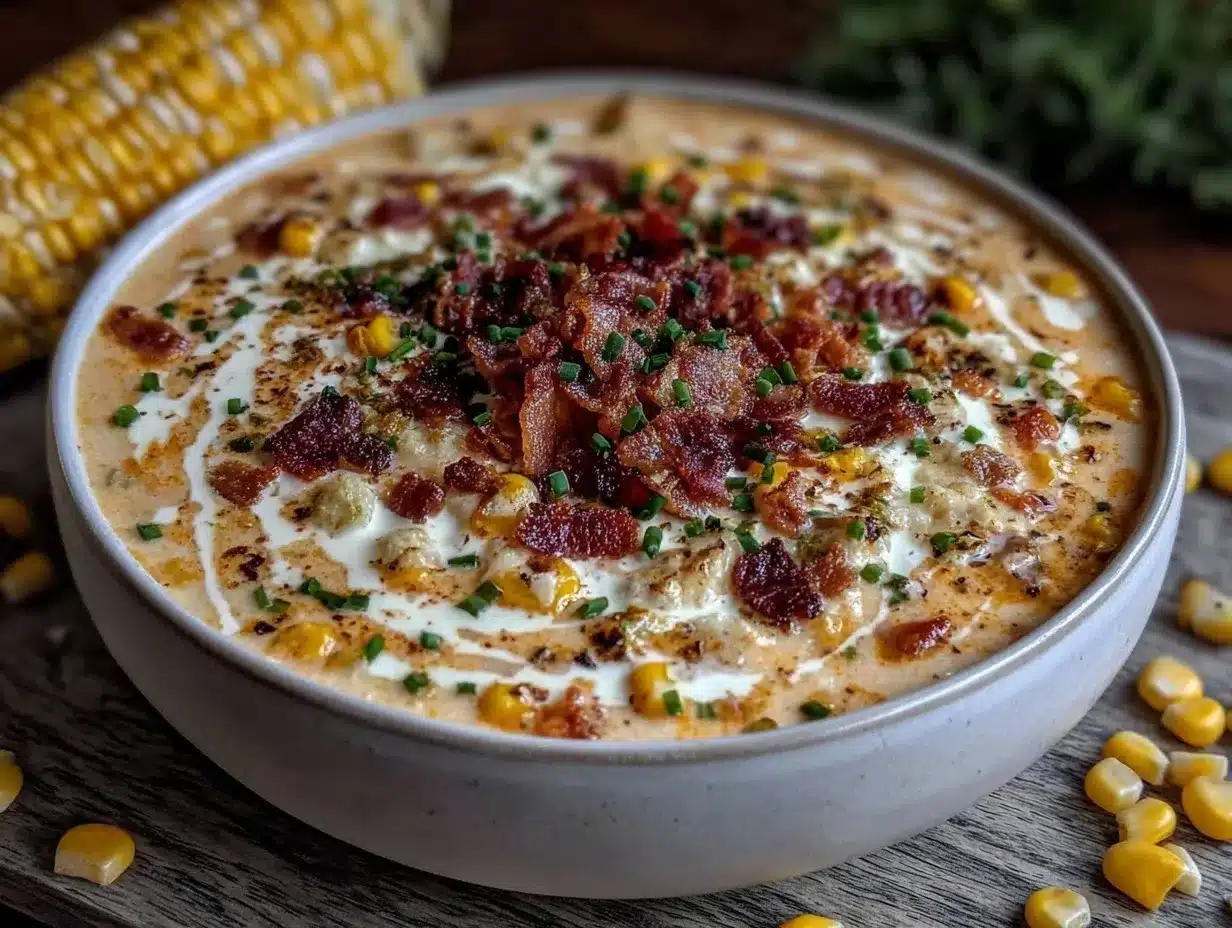Creamy Bacon Corn Chowder preparation steps