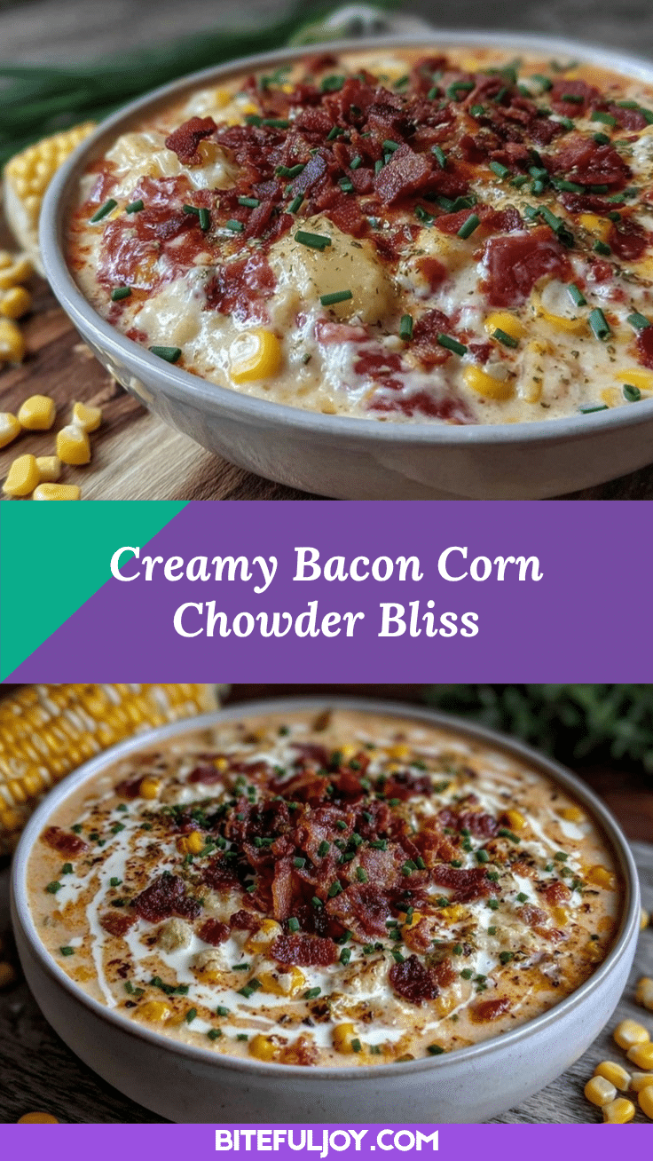 Creamy Bacon Corn Chowder recipe