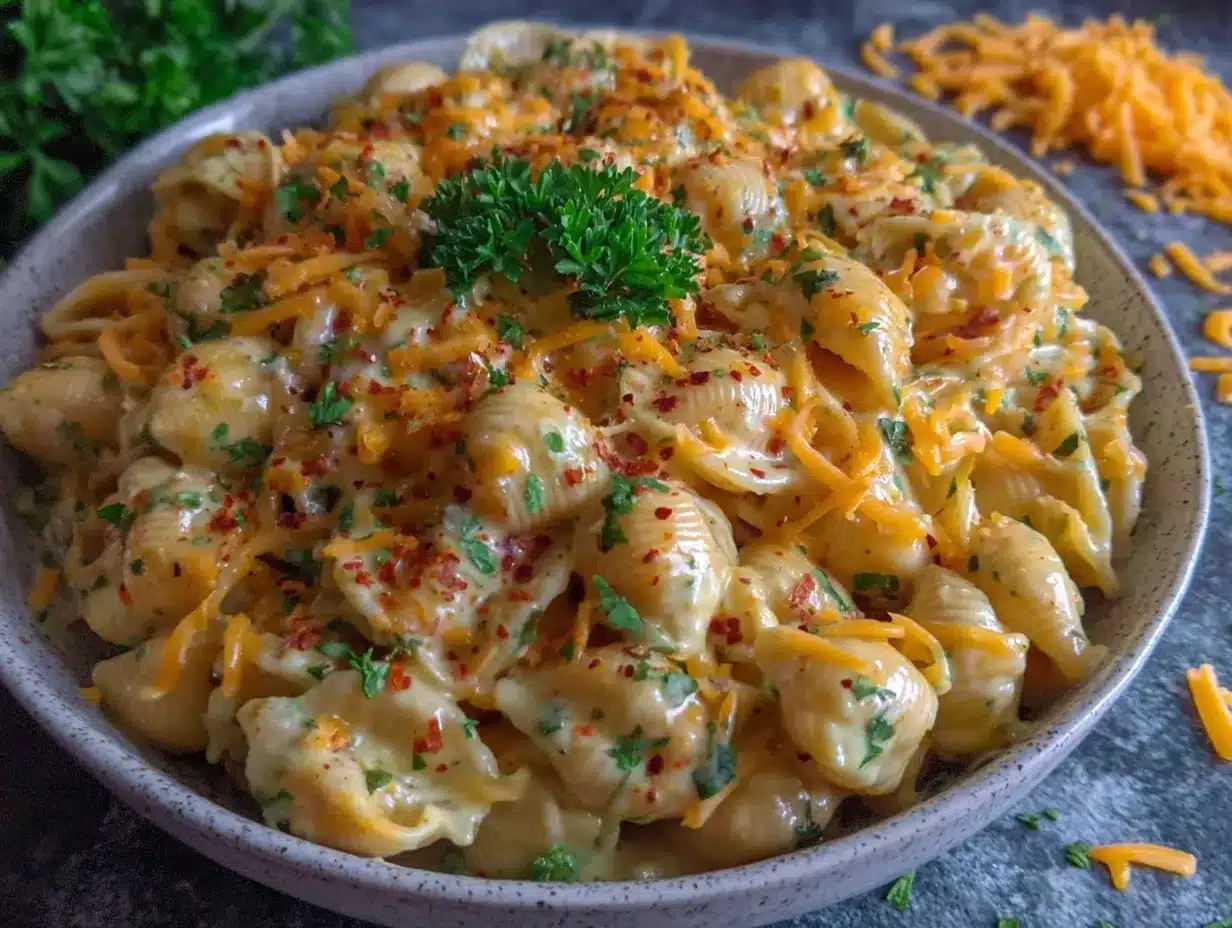 creamy cottage cheese mac and cheese preparation steps